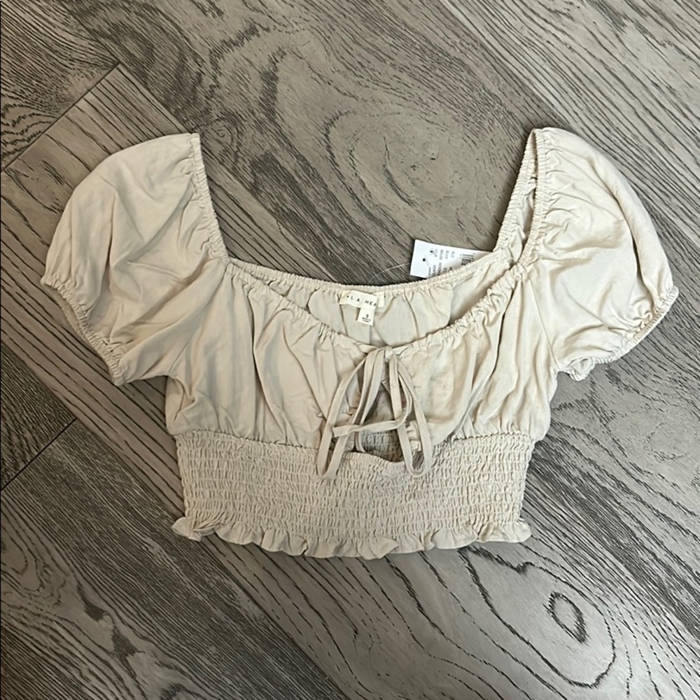 pacsun LA Hearts crop top